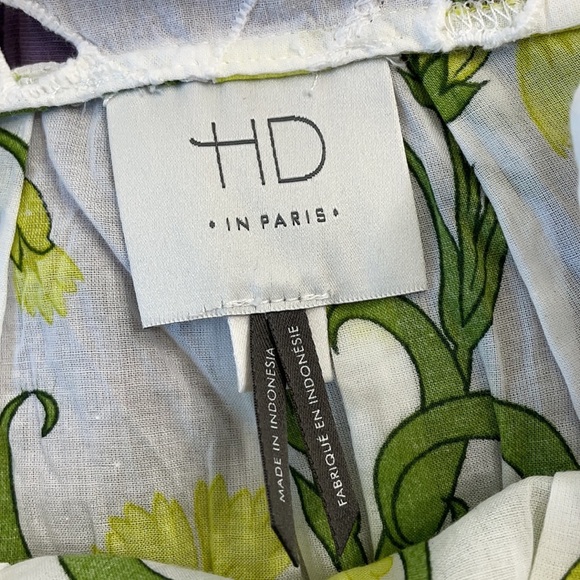 HD in Paris Anthro sheer floral lace top - Picture 6 of 7